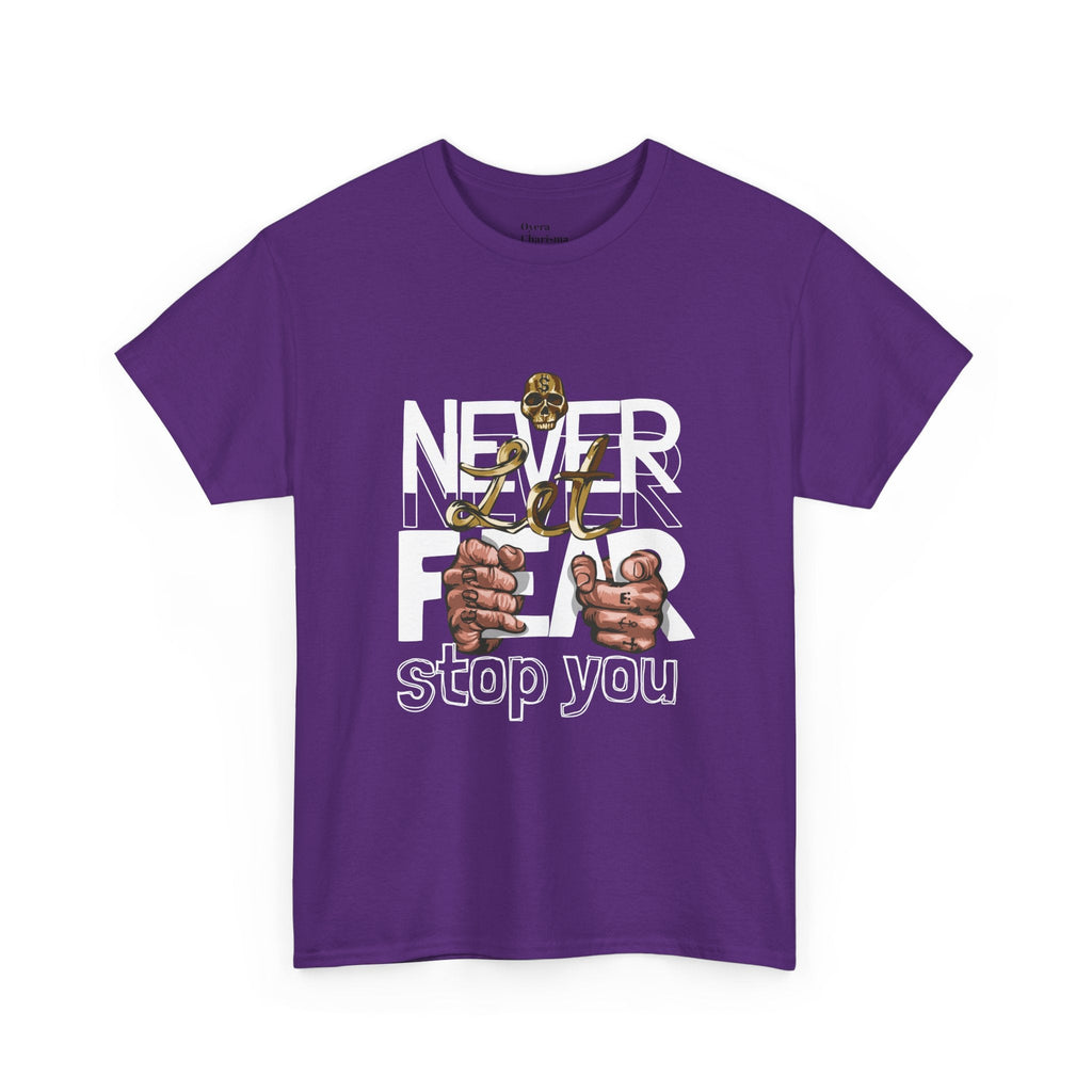 Never Give Up Heavy Cotton Tee