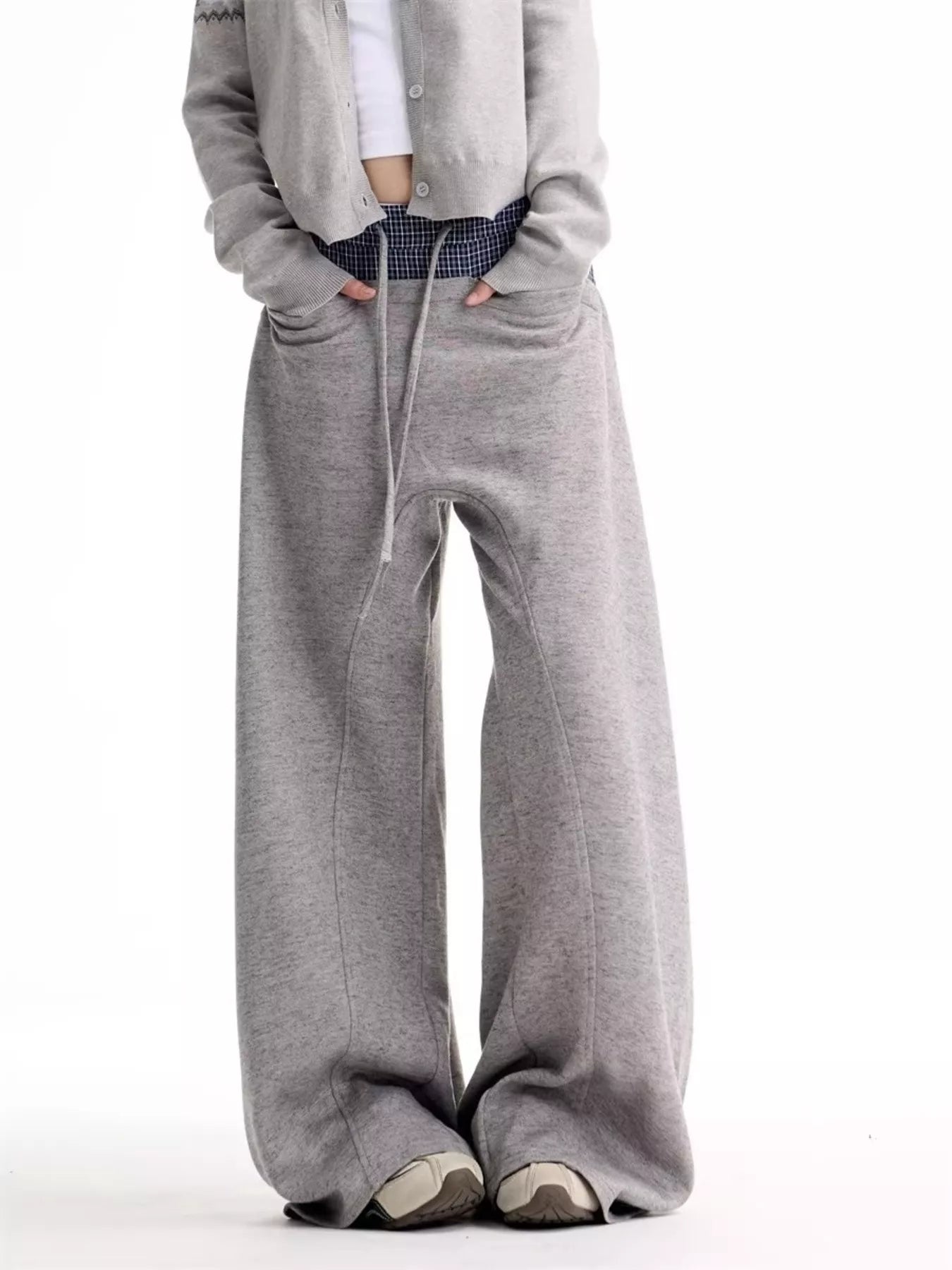 Men's Wide Leg Drawstring Pants