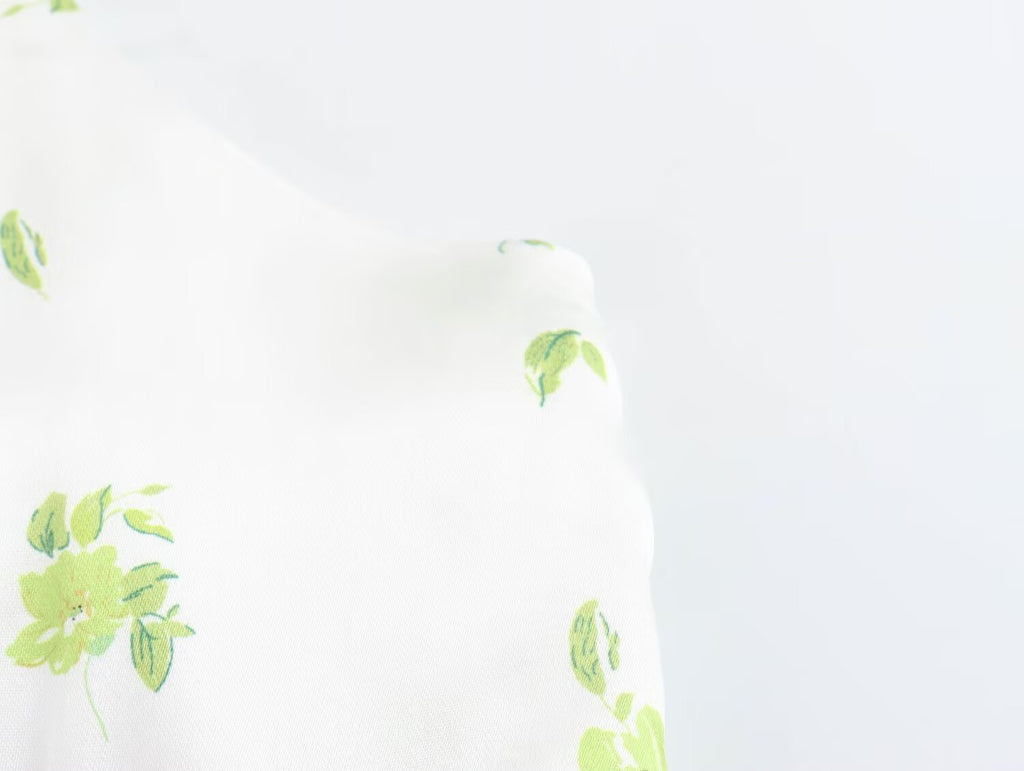 Summer Women Clothing Casual Simple Printing Slip Dress