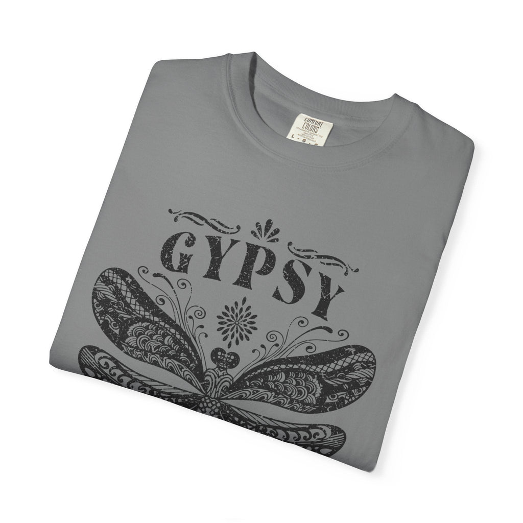 Gypsy Soul Dragonfly T‑Shirt — Boho Vintage Graphic Tee