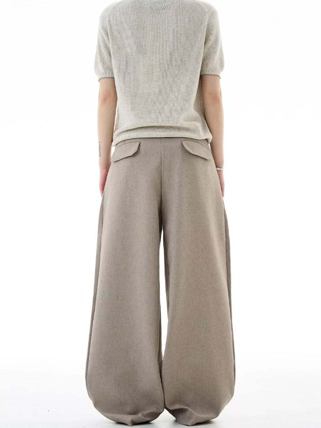 Men's Plus Size Wide Leg Pants