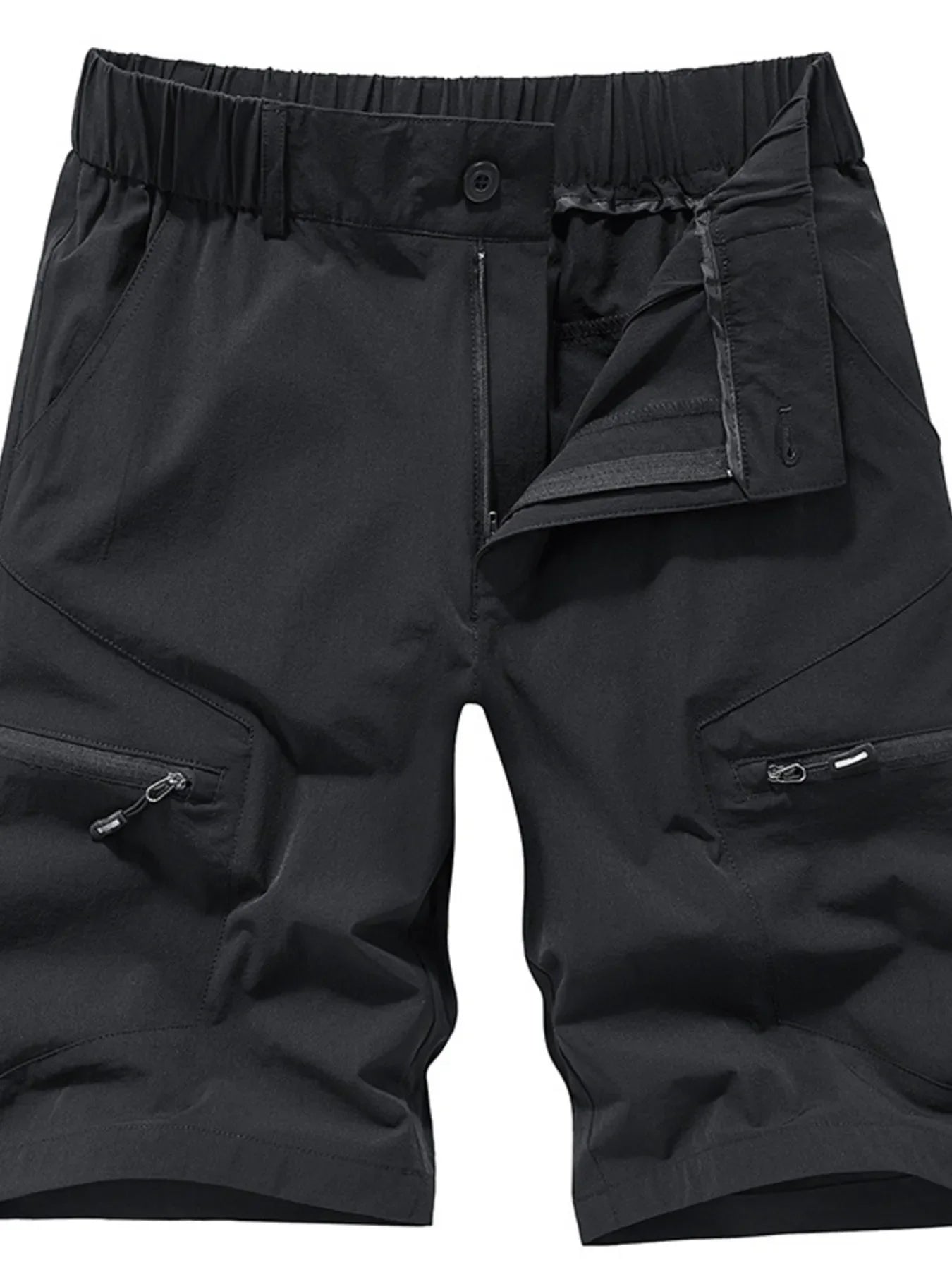 Men's Plus Size Zipper Pocket Outdoor Shorts