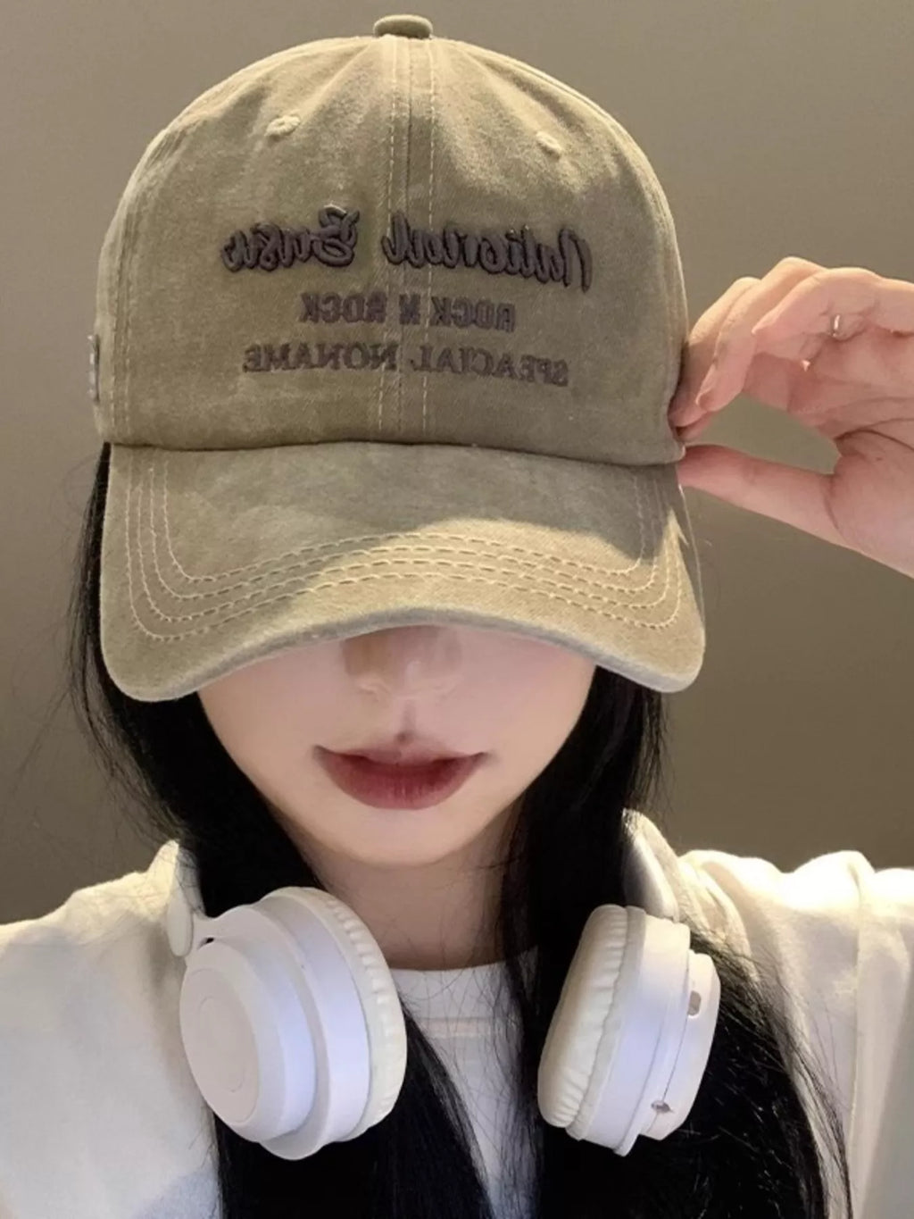 Embroidered Washed Baseball Cap