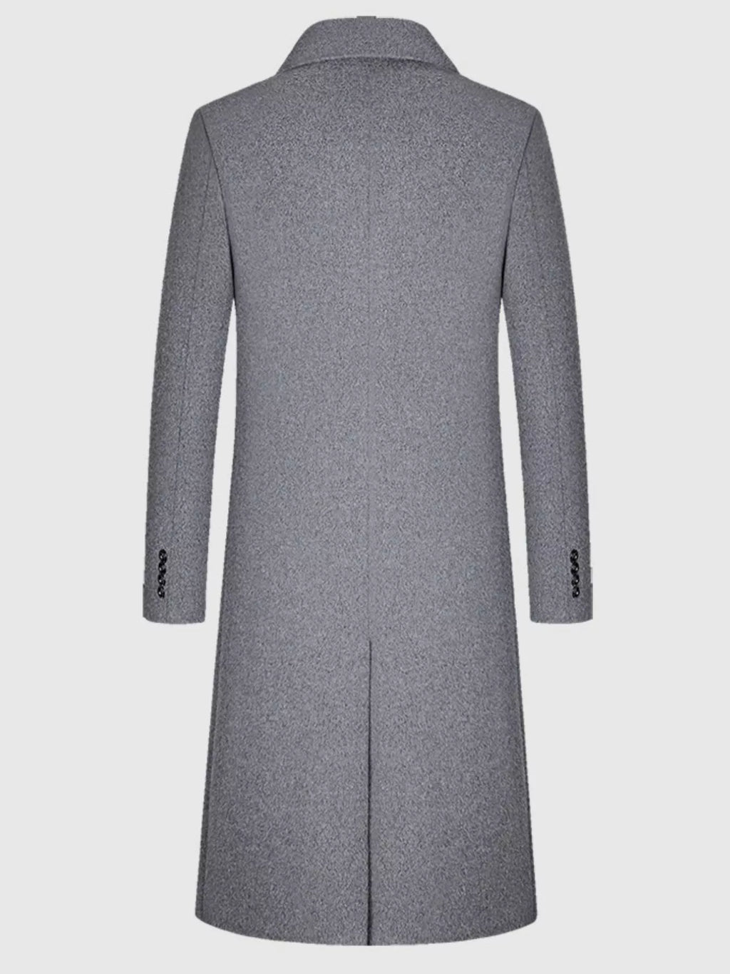 Men's Classic Button Up Overcoat