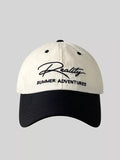 Letter Embroidered Adjustable Baseball Cap