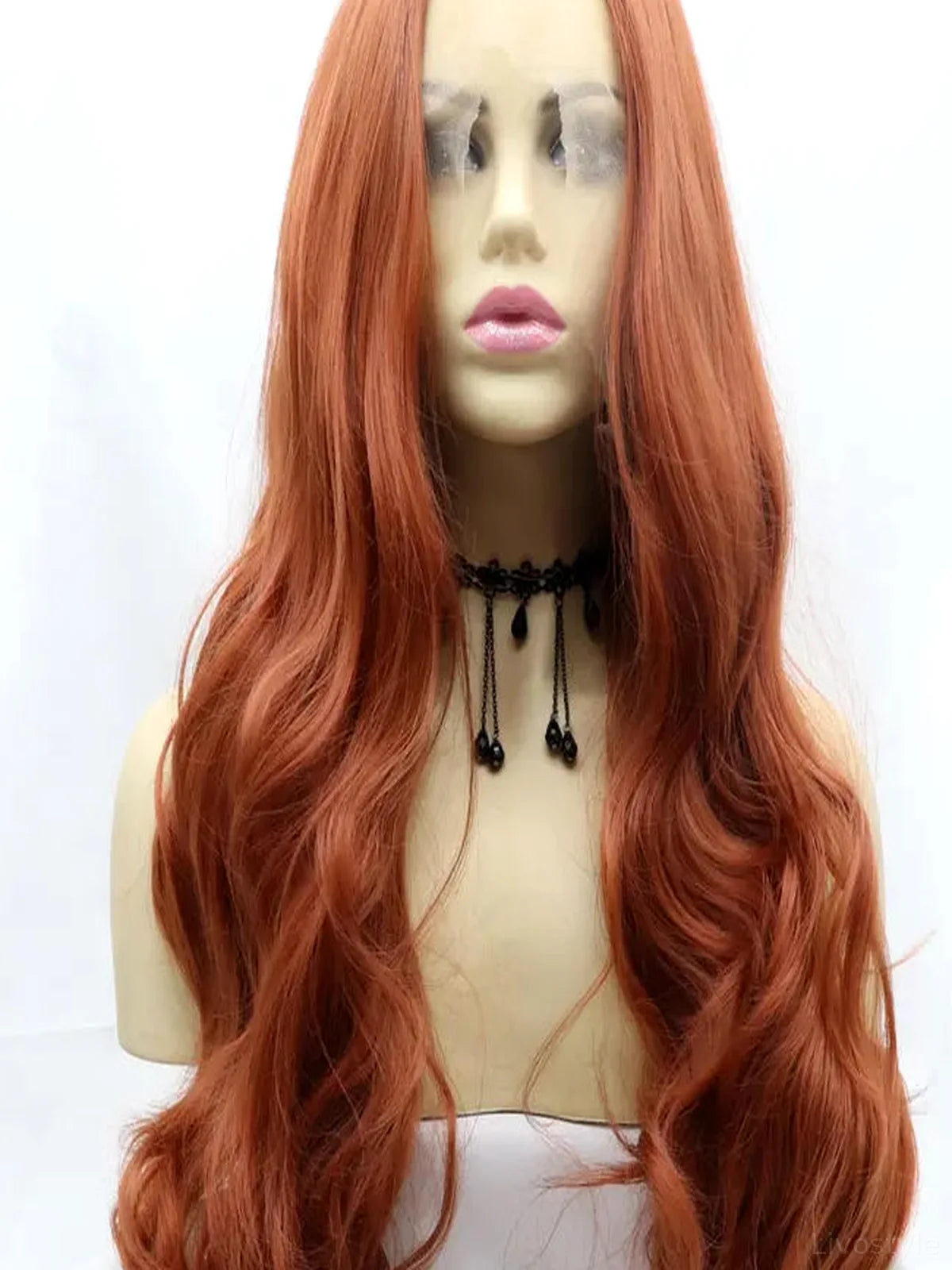 13x3 Inch Lace Front Synthetic Wig, Long Wavy 24 Inch, 130% Density