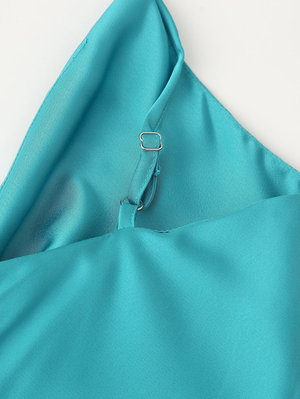 Women Clothing Long Hollow Out Cutout Decorative Satin Sling Dress