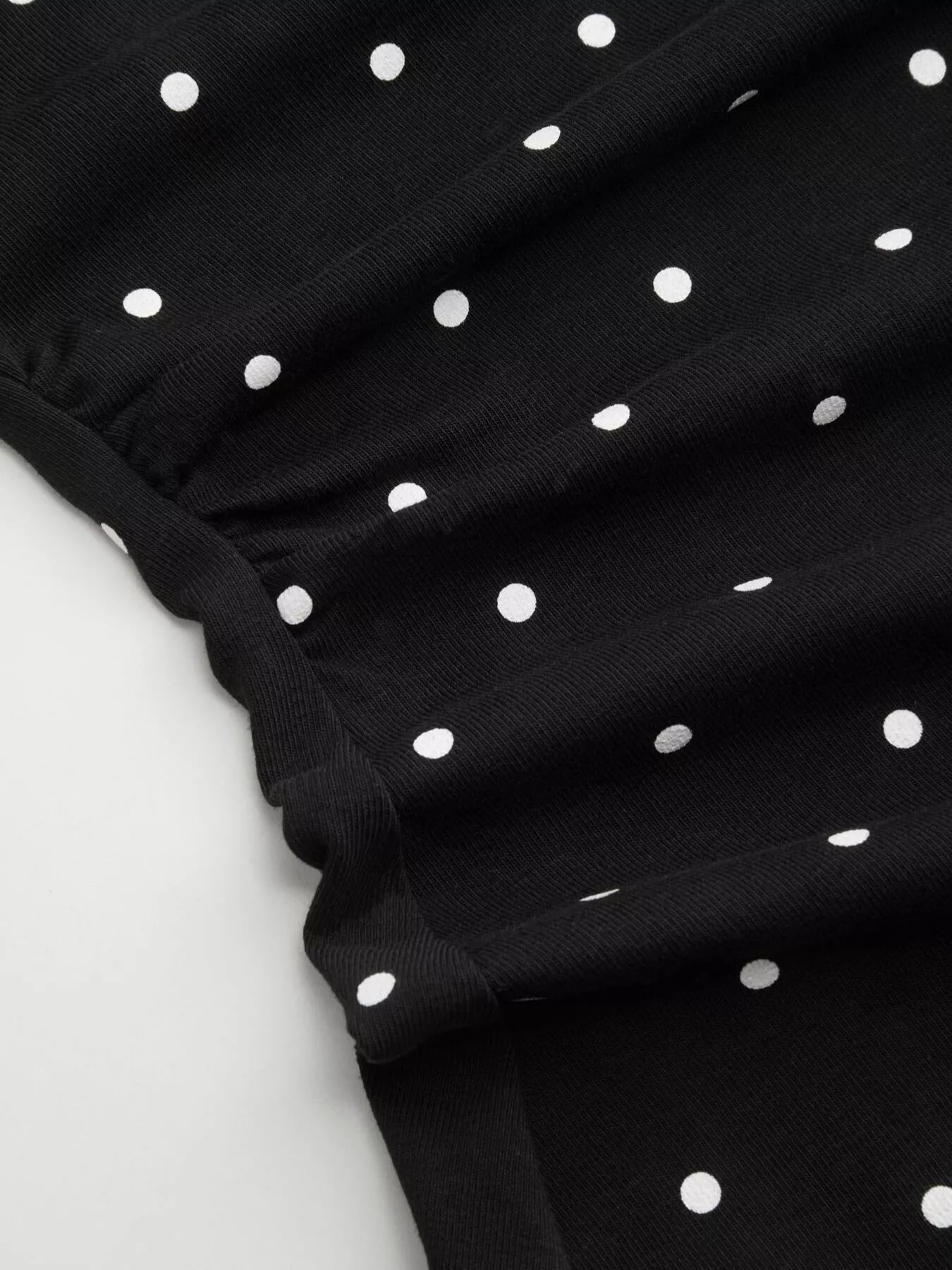 Polka Dot Flare Sleeve Mini Dress