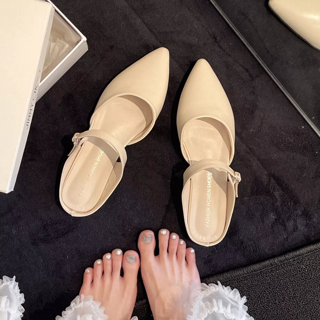 Point Toe Flats Sandals