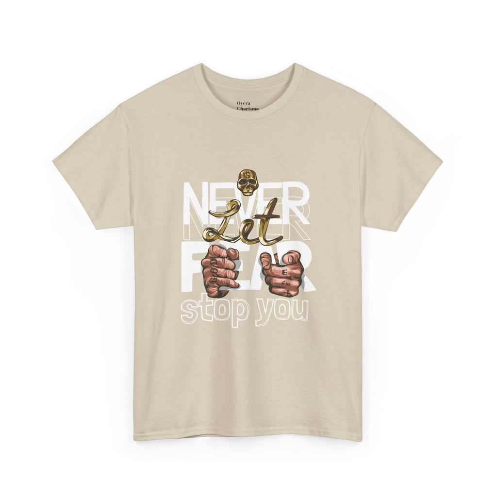 Never Give Up Heavy Cotton Tee