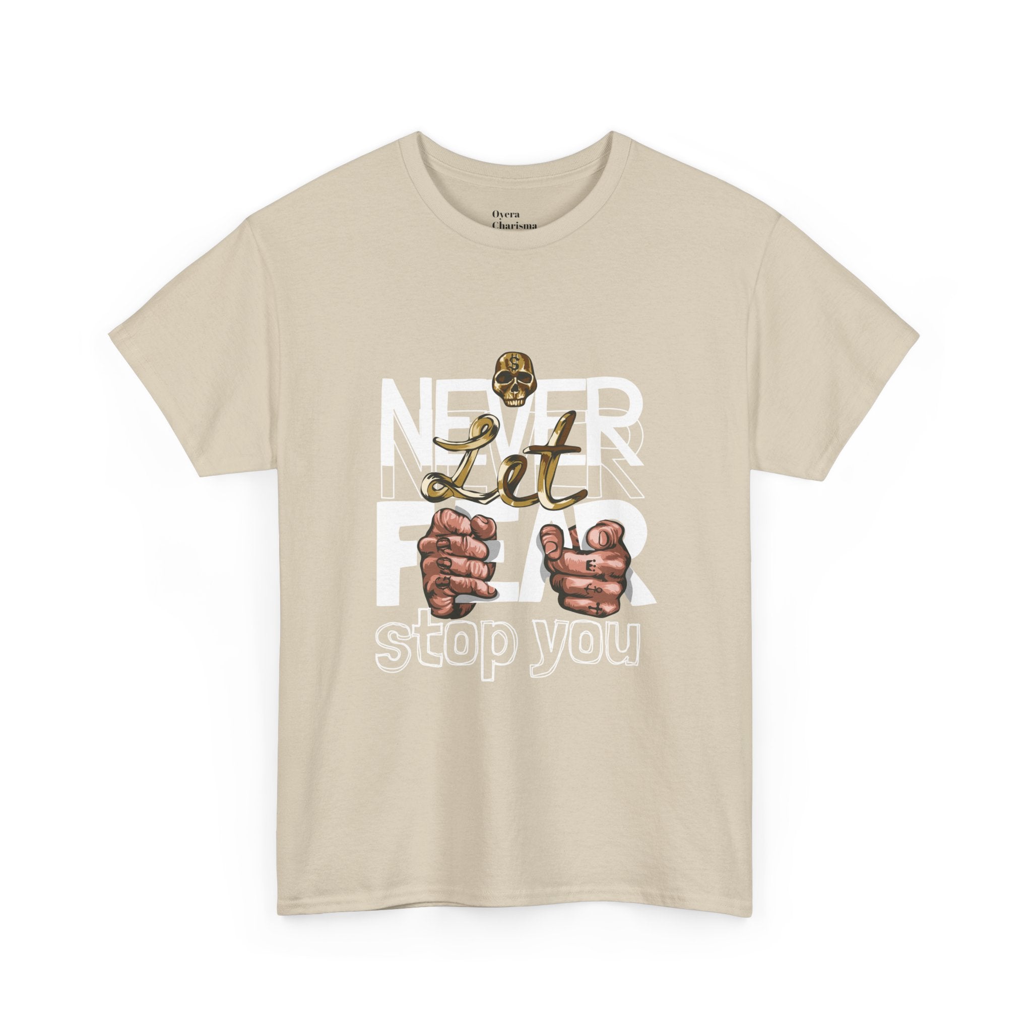 Never Give Up Heavy Cotton Tee