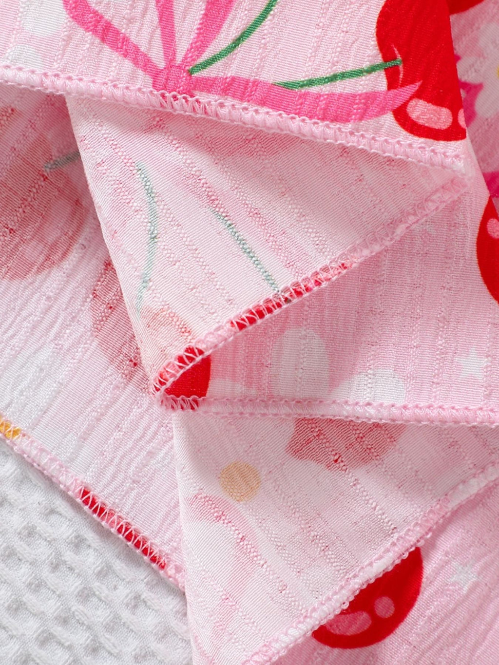 Children's Cherry Print Smocked Dress