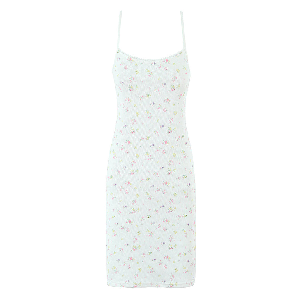 Women Floral Lace Summer Sweet Fresh Camisole Dress
