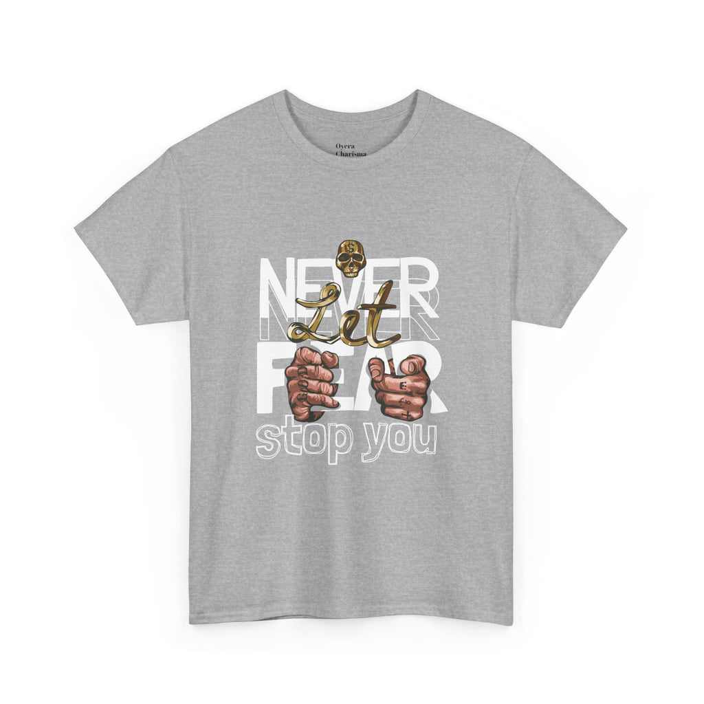 Never Give Up Heavy Cotton Tee