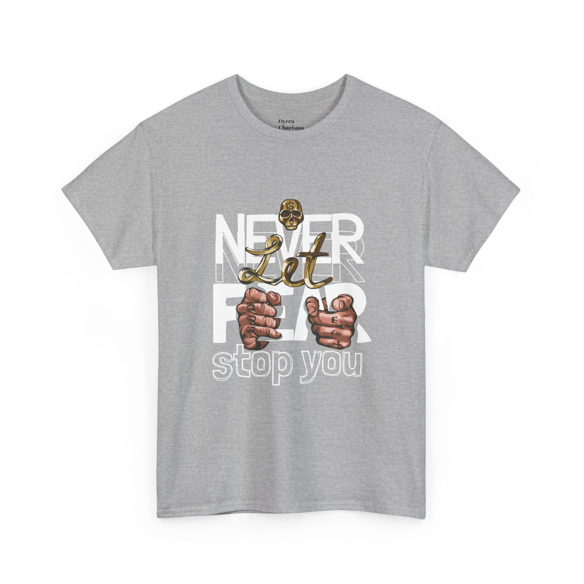 Never Give Up Heavy Cotton Tee