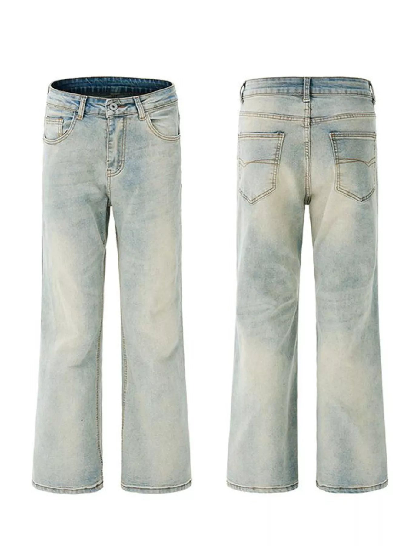 Men's Wash Flare Jeans