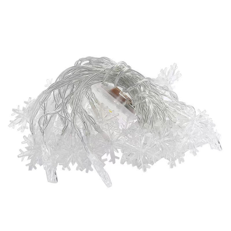 Led Elk Christmas Tree Snowflake Star Light String