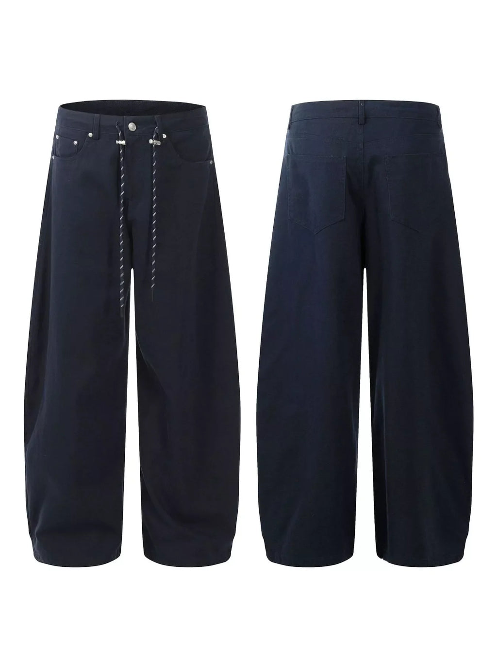 Men's Wide Leg Drawstring Pants