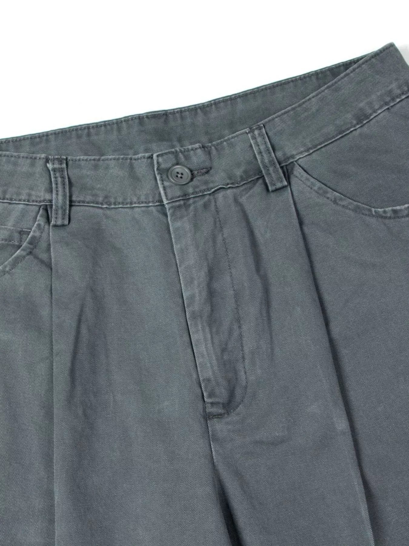 Men's Wide Leg Pleated Pants