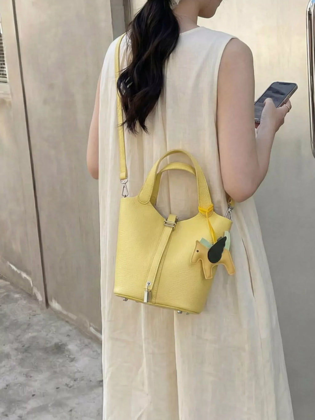 Adjustable Strap Bucket Bag