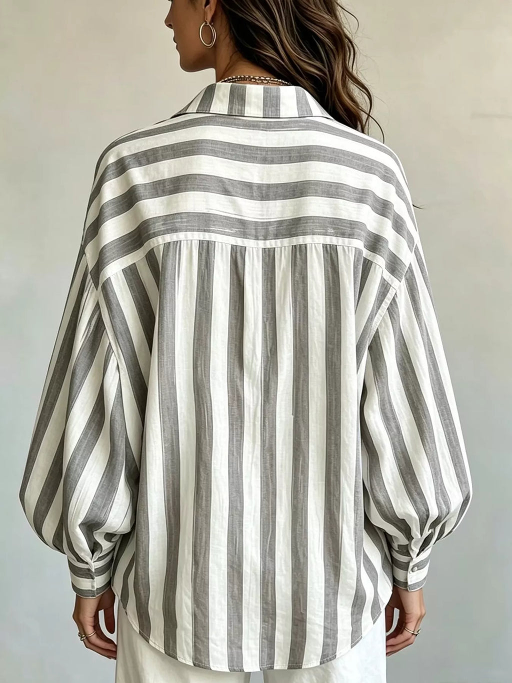 Striped Loose Fit Shirt