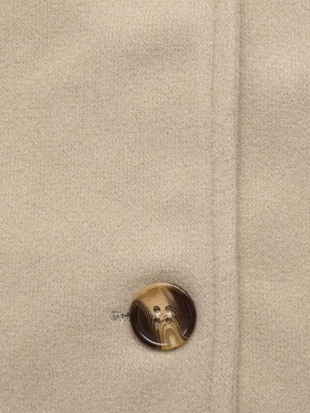 Collared Neck Button Up Jacket