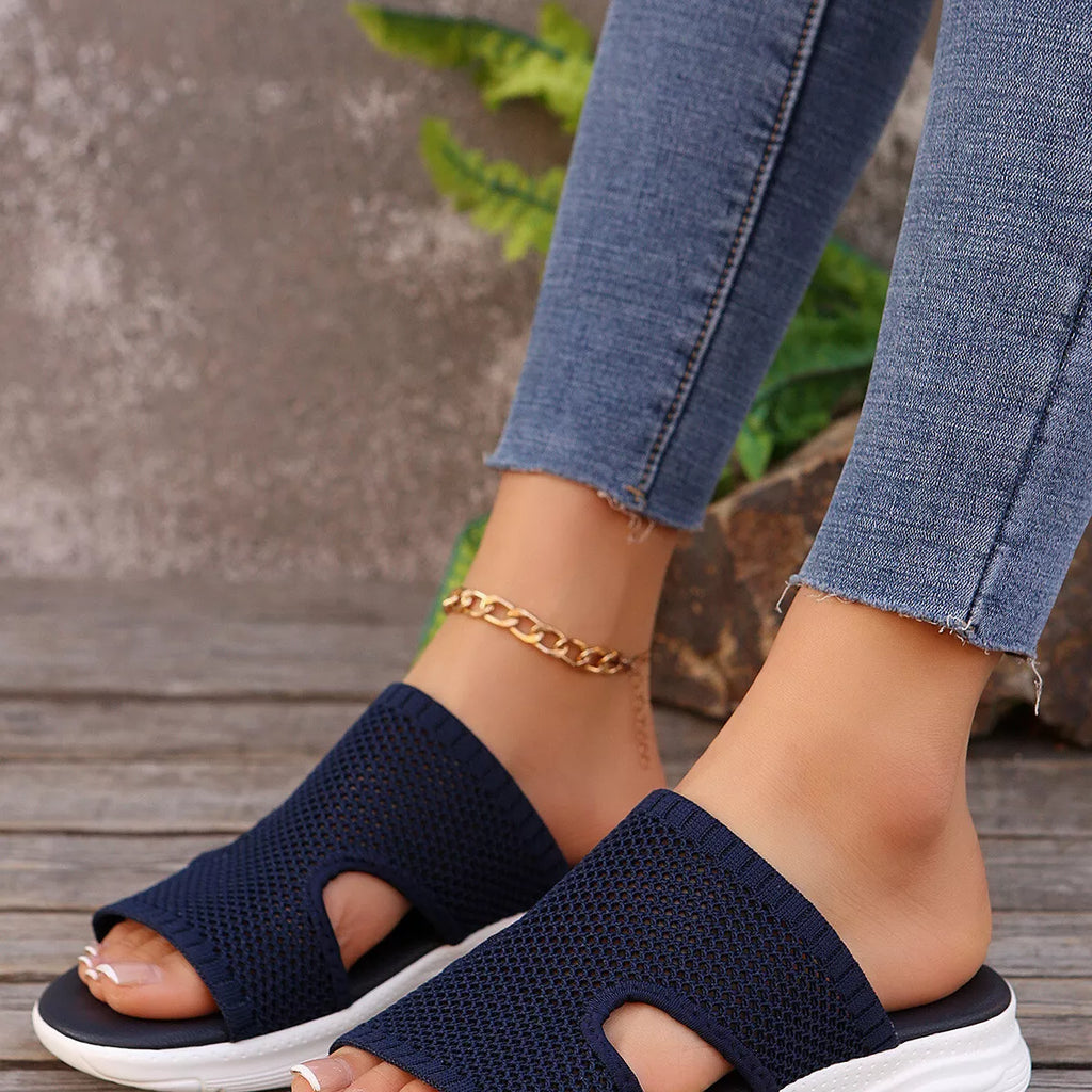 Breathable Mesh Open Toe Sandals