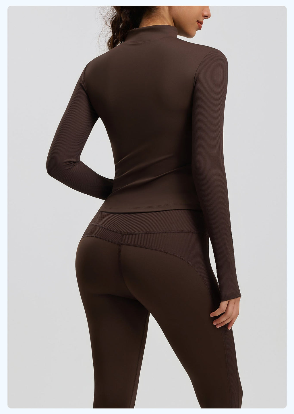 New Striped Sports Jacket Outdoor Running Slim-fit Slim-fit Landing Collar Yoga Jacket