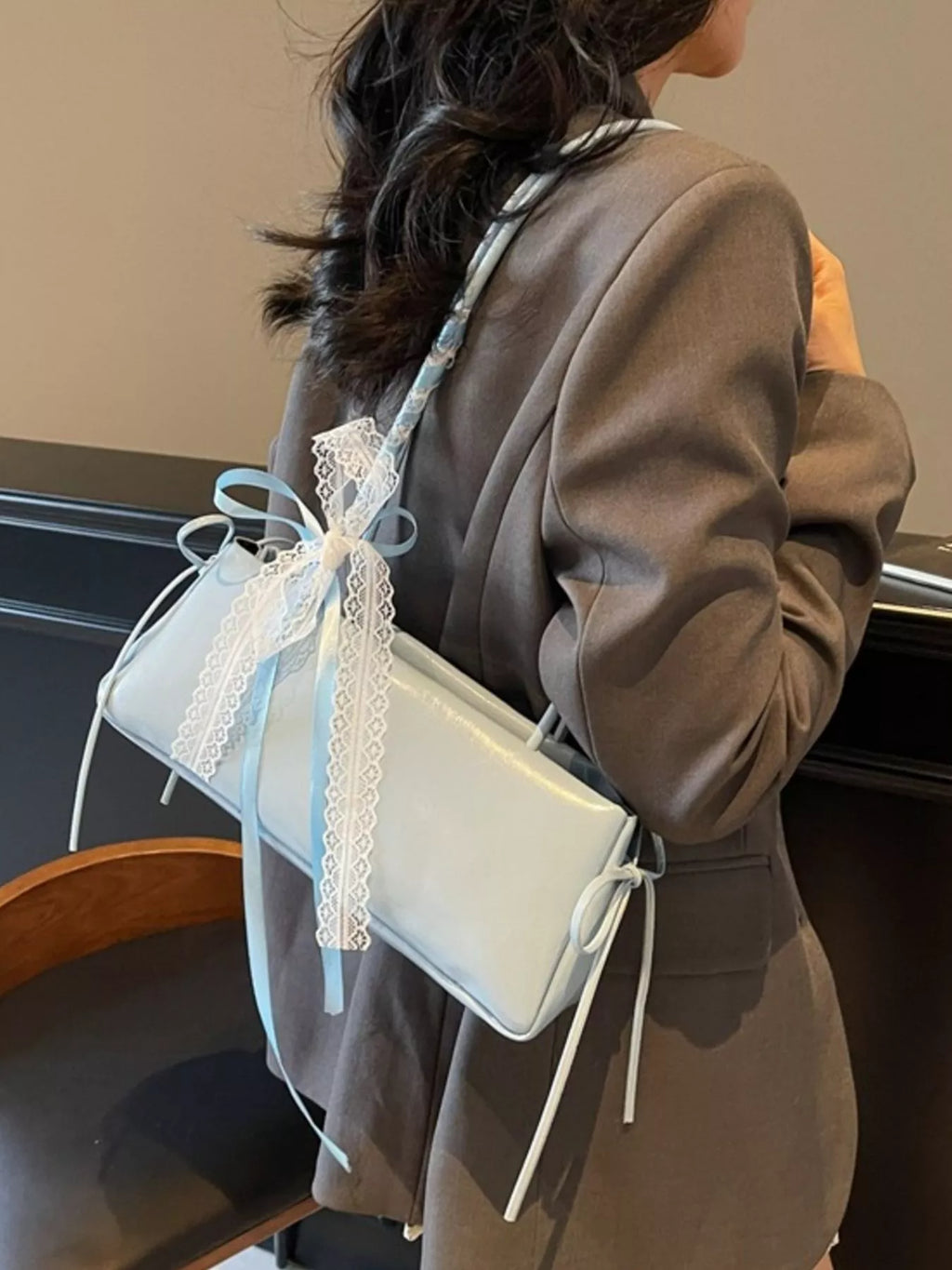 PU Leather Shoulder Bag