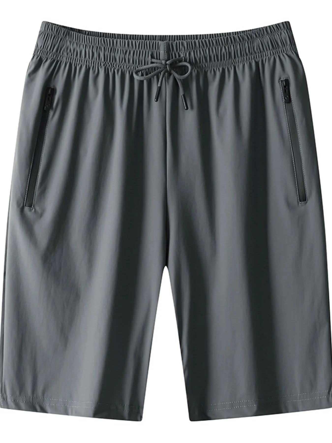 Men's Plus Size Drawstring Shorts with Pockets