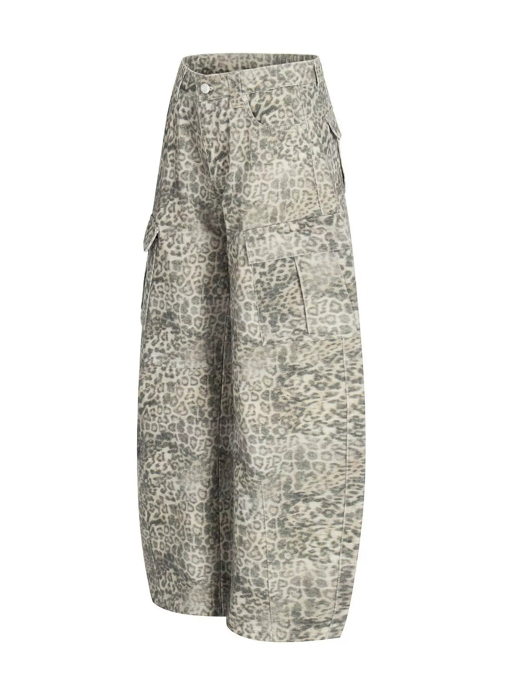 Men's Leopard Print Cargo Pants