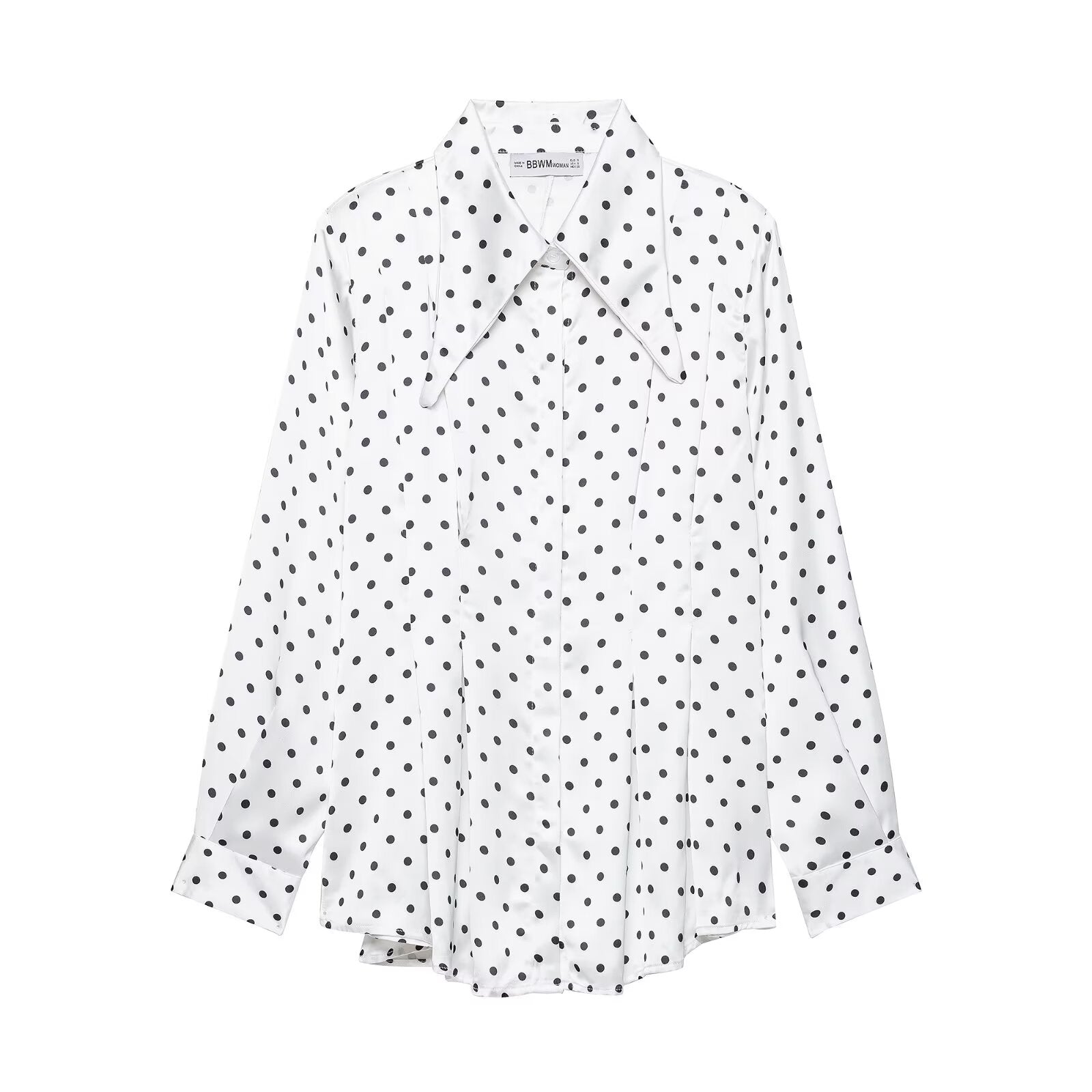 Women Clothing Summer Elegant Polka Dot Printed Top Polka Dot Printed Trousers