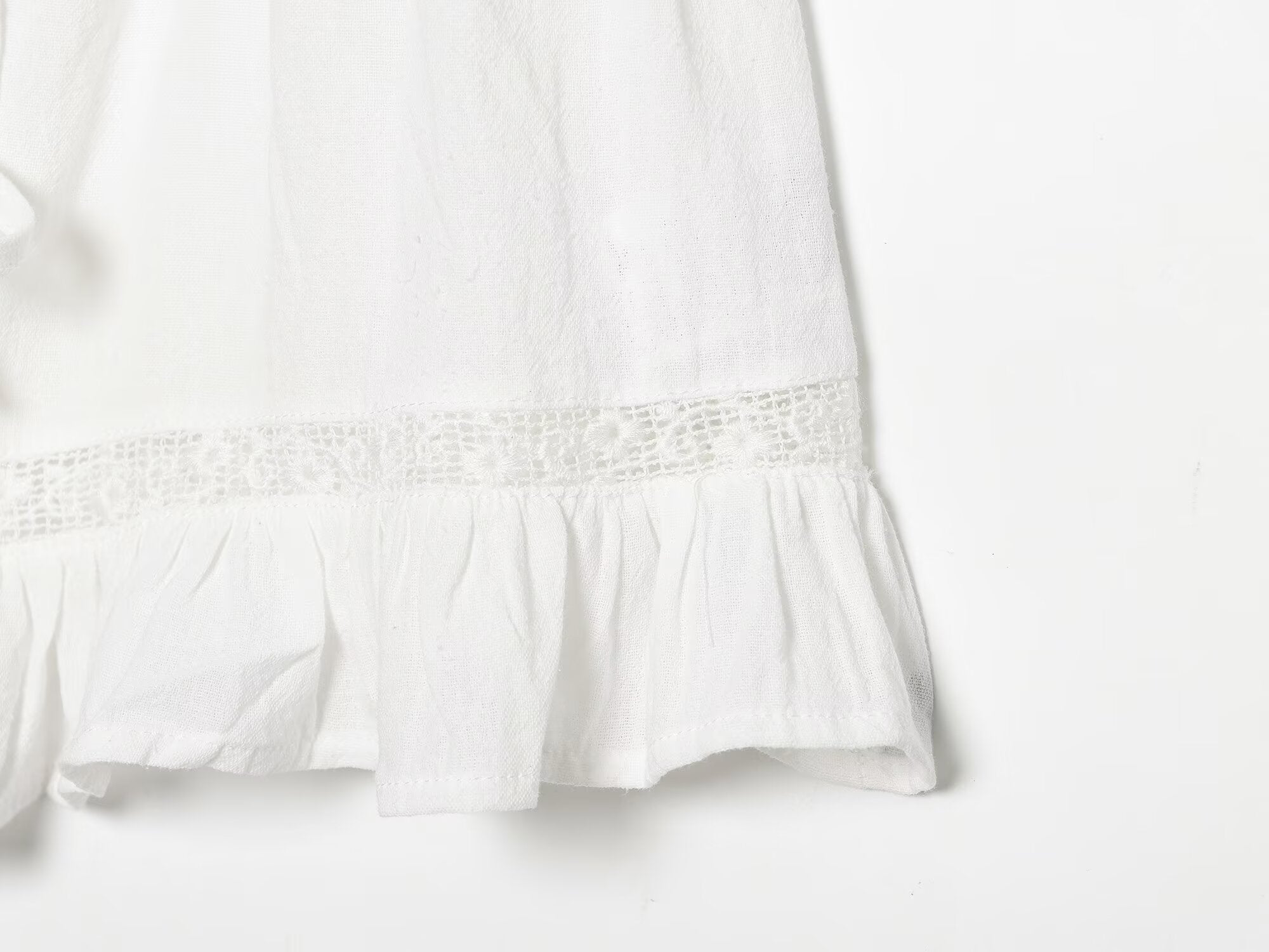 Women Clothing Summer Sexy Tulle Embroidered Hanging Collar Sling Top
