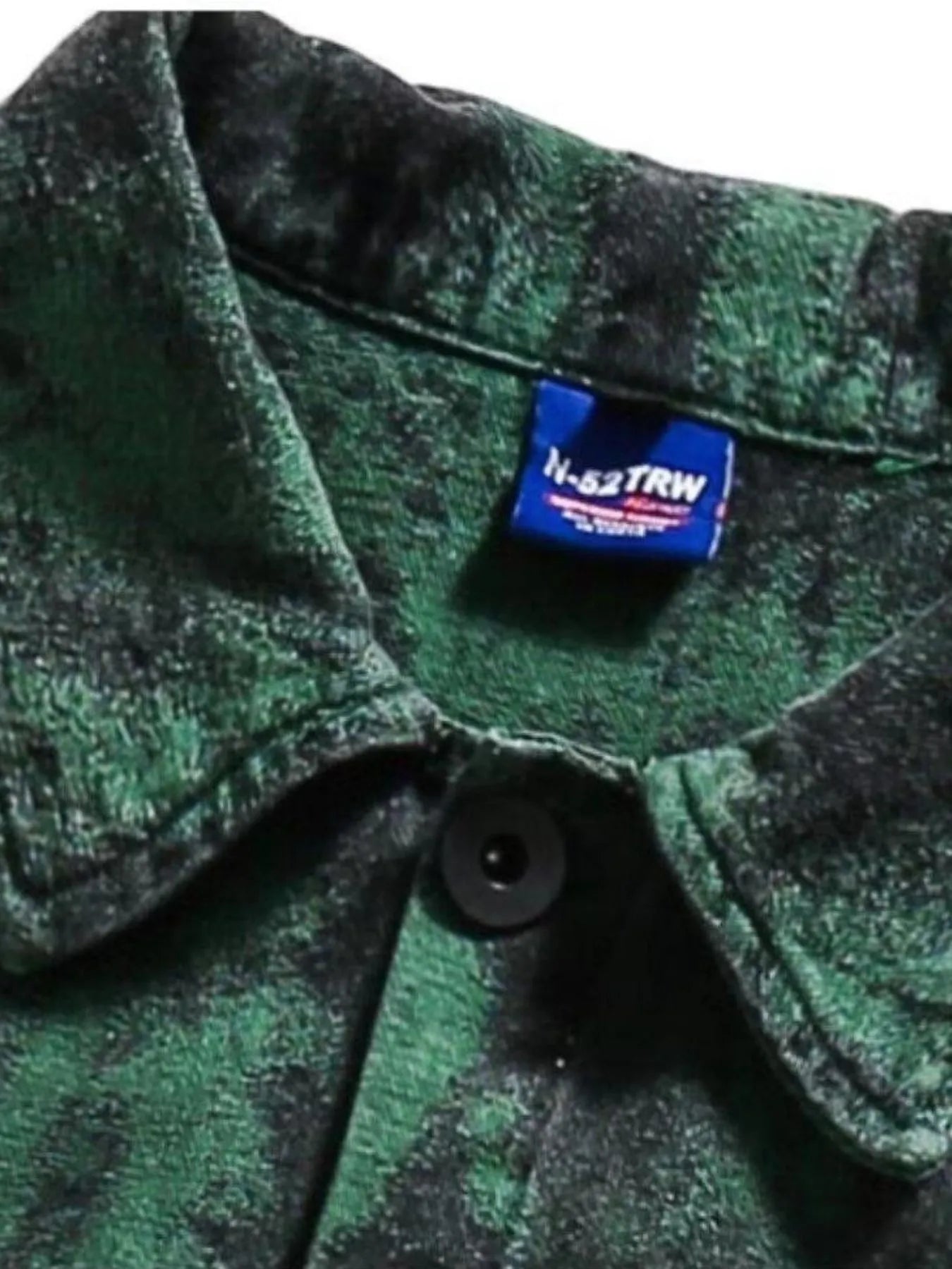 Men's Plus Size Button Up Oversized Denim Jacket