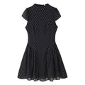 Women Polka Dot Waist Controlled Dress