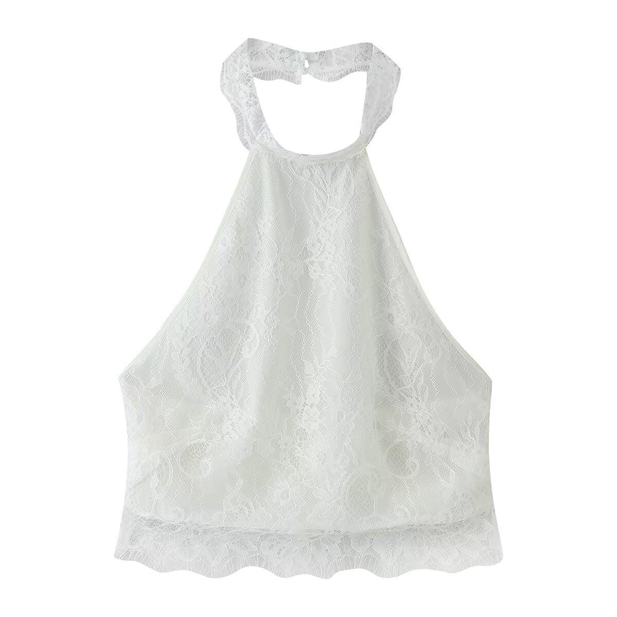 Women Clothing Summer Lace Ruffled Ribbon Skirt Set