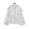 Summer Slimming Patchwork Polka Dot Shirt Women Long Sleeved High End Long Sleeved Top