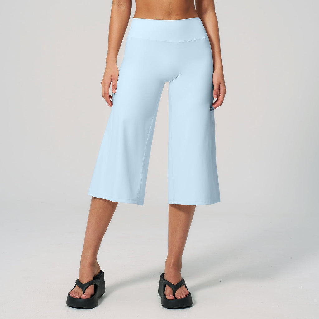 Summer Brushed Yoga Wear Sports Pirate Shorts For Women Abdominal Shaping High Waist Quick Drying Loose Fitness Sports Pirate Shorts