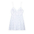Women Clothing Autumn Sweet Fresh Embroidered Poplin Dress