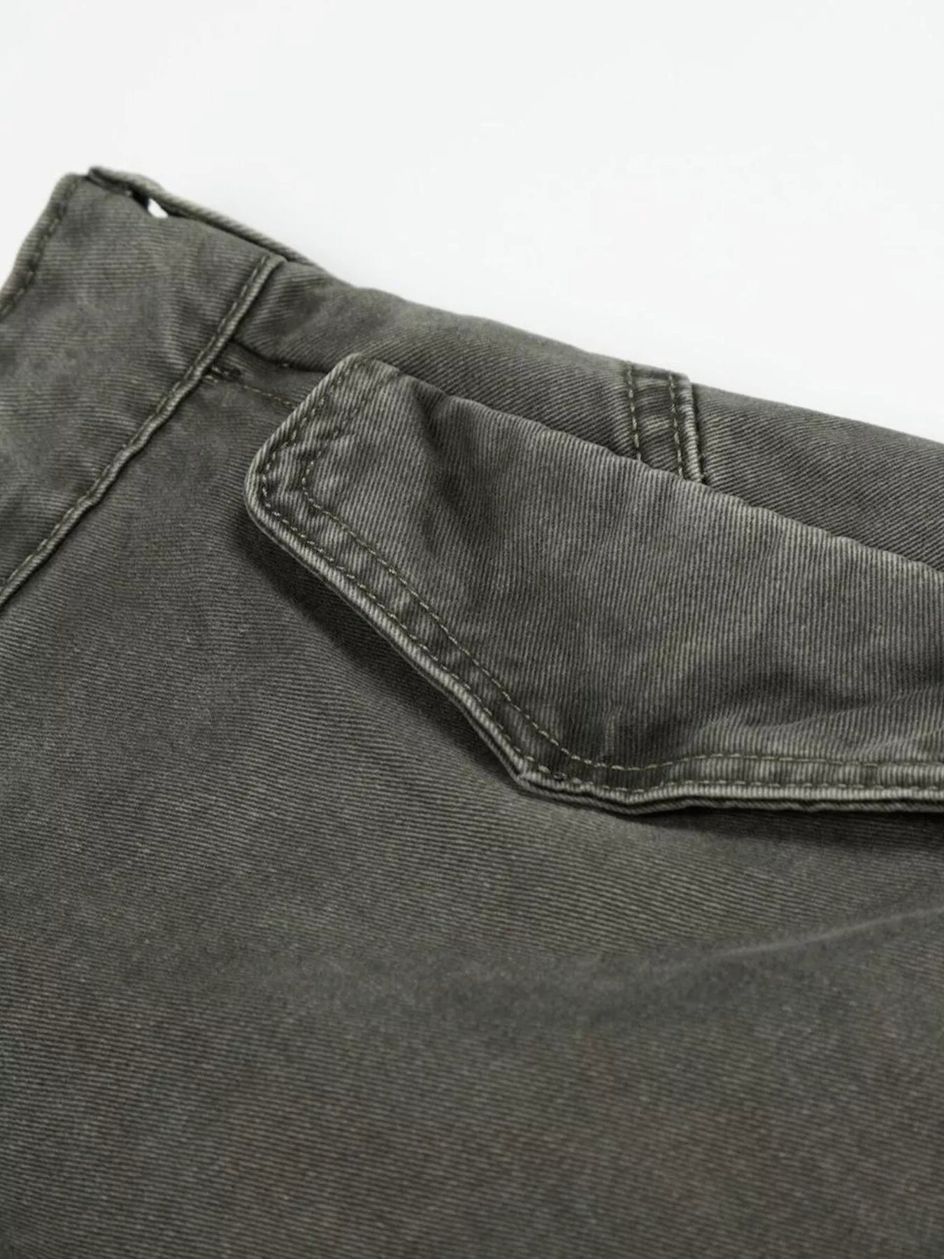 Men's Wide Leg Cargo Pants