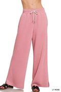 Scuba Drawstring Ankle Pants