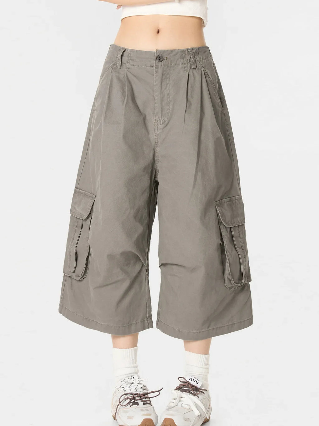 Men's Wide Leg Cargo Shorts