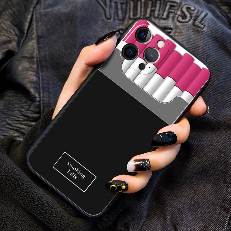 Compatible with Apple , Personality Creative Luxury High-grade Cigarette Drop PMaterial of protective cover