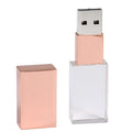 Crystal USB Flash Drive, Transparent Glass USB Flash Drive, Personalized Creative USB Flash Drive