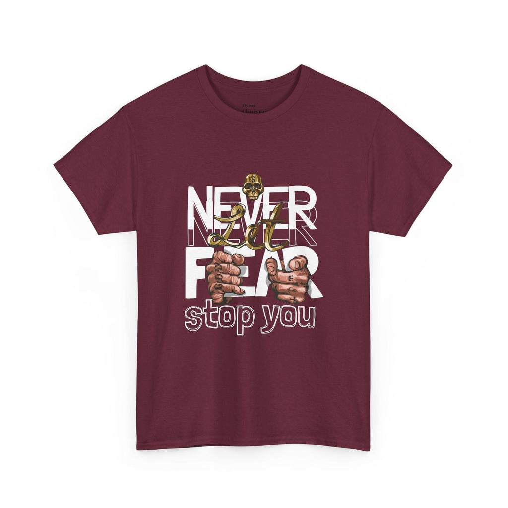 Never Give Up Heavy Cotton Tee