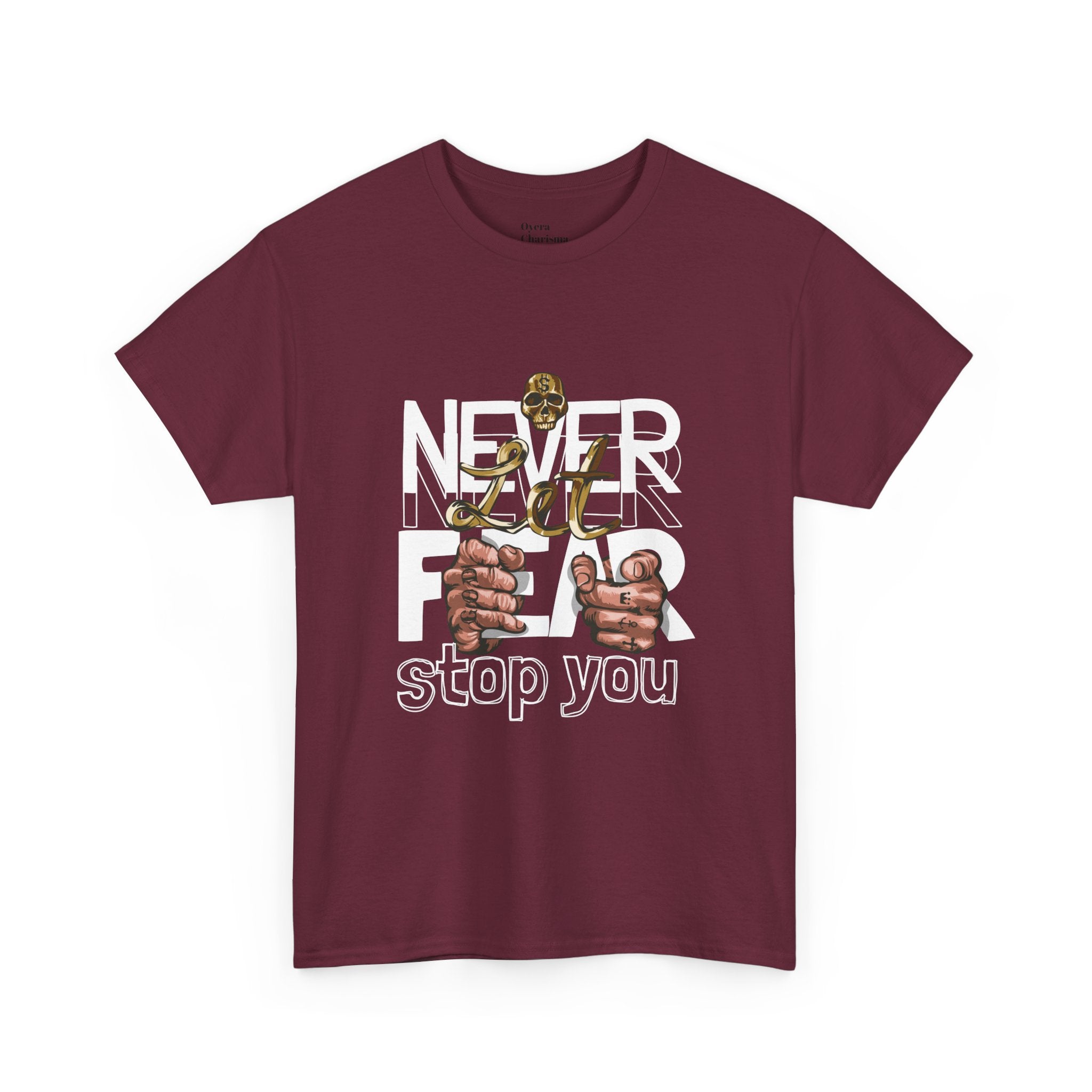 Never Give Up Heavy Cotton Tee