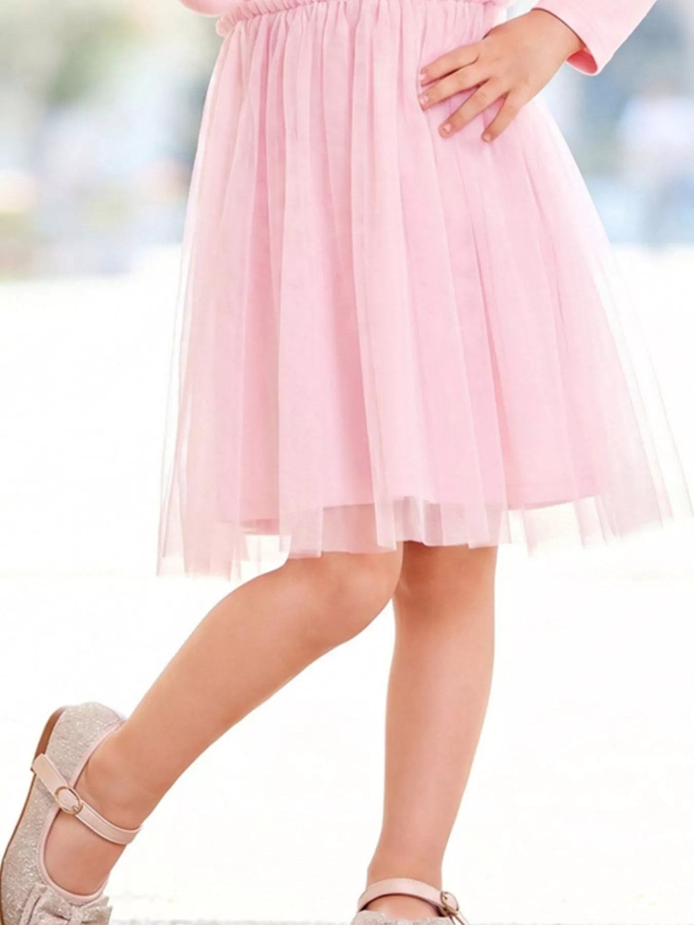 Children's Strawberry Graphic Tulle Dress