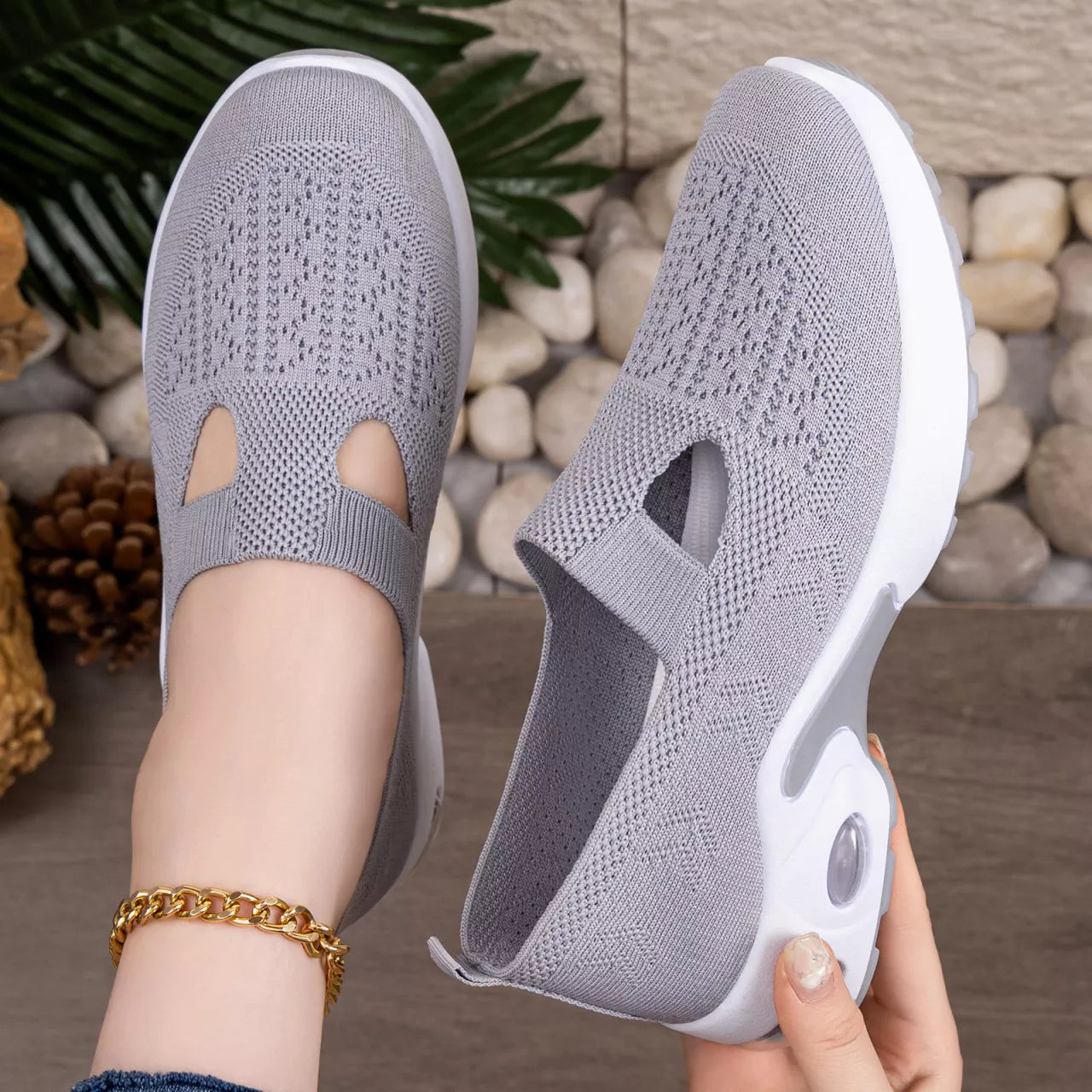 Round Toe Slip-Ons