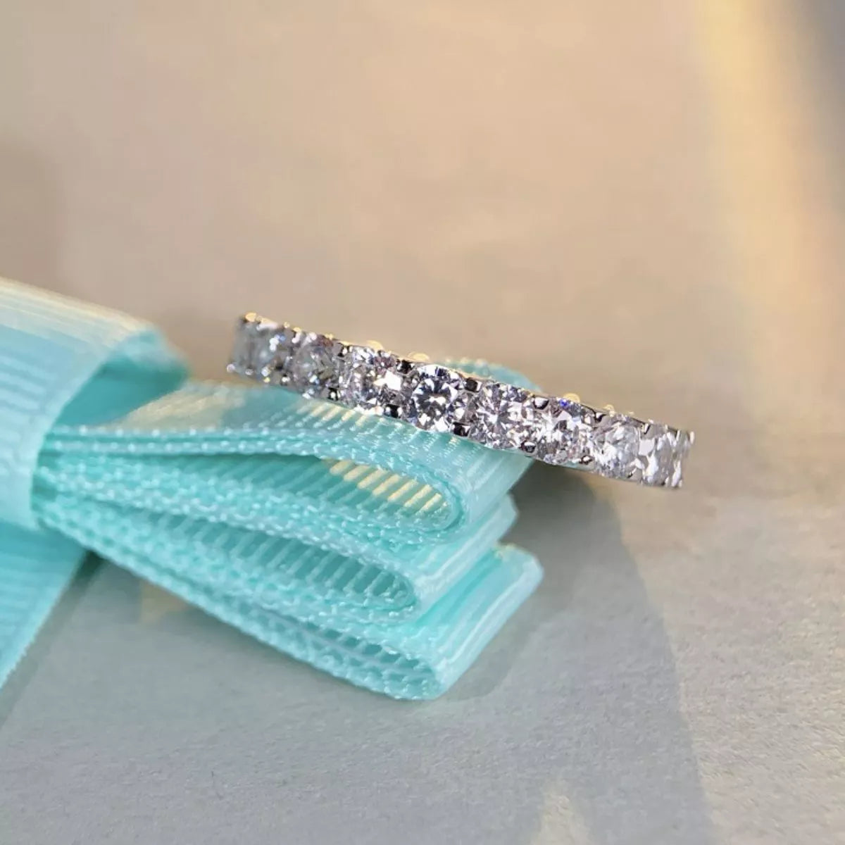 925 Sterling Silver Zircon Ring
