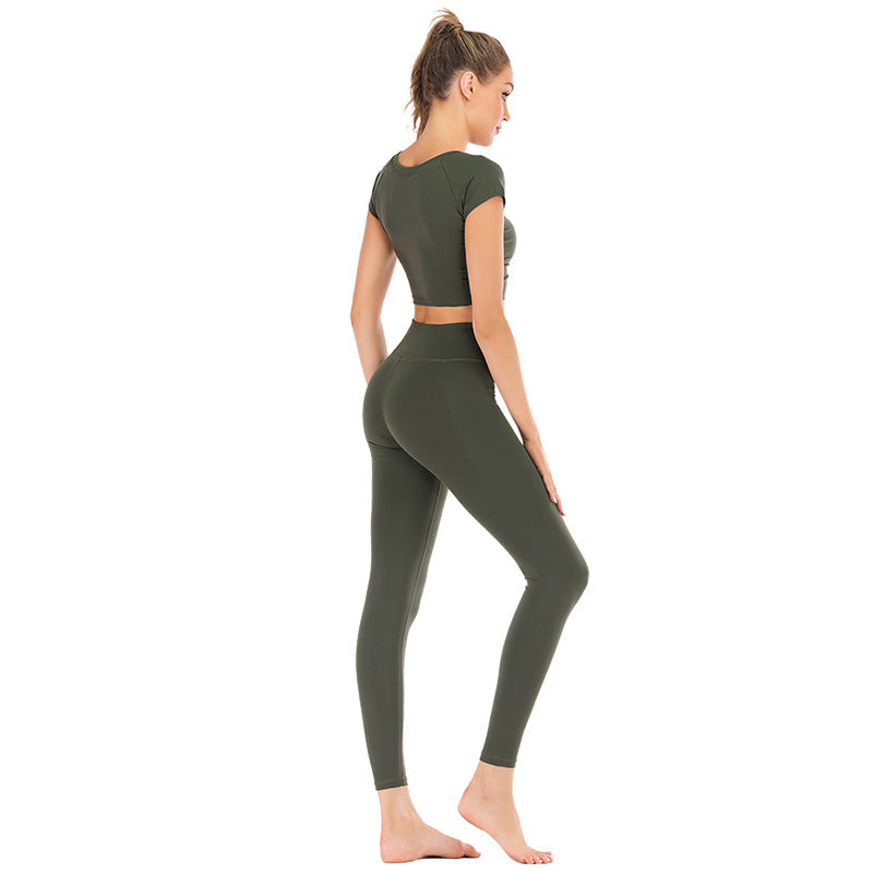 Nylon yoga suit